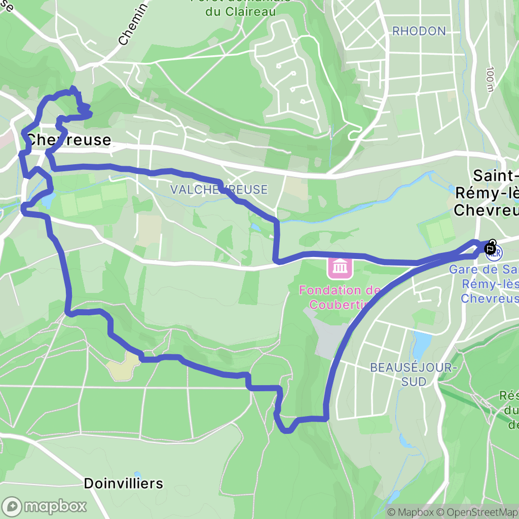 Saint-Rémy-lès-Chevreuse: routekaart voor buitenactiviteiten - France