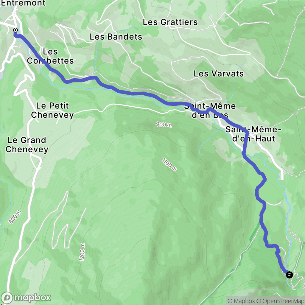 Saint-Pierre-d'Entremont: routekaart voor buitenactiviteiten - France