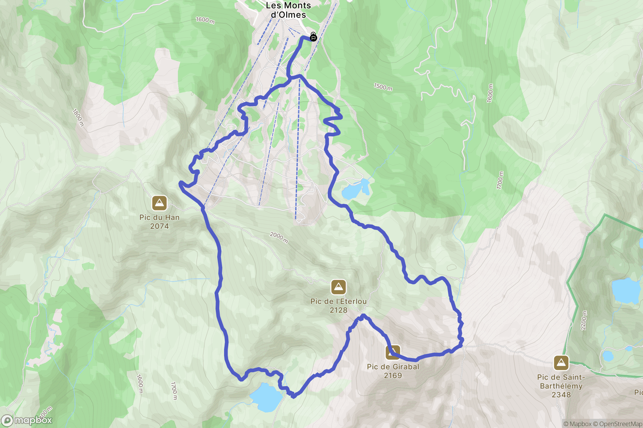 Montferrier: routekaart voor buitenactiviteiten - France