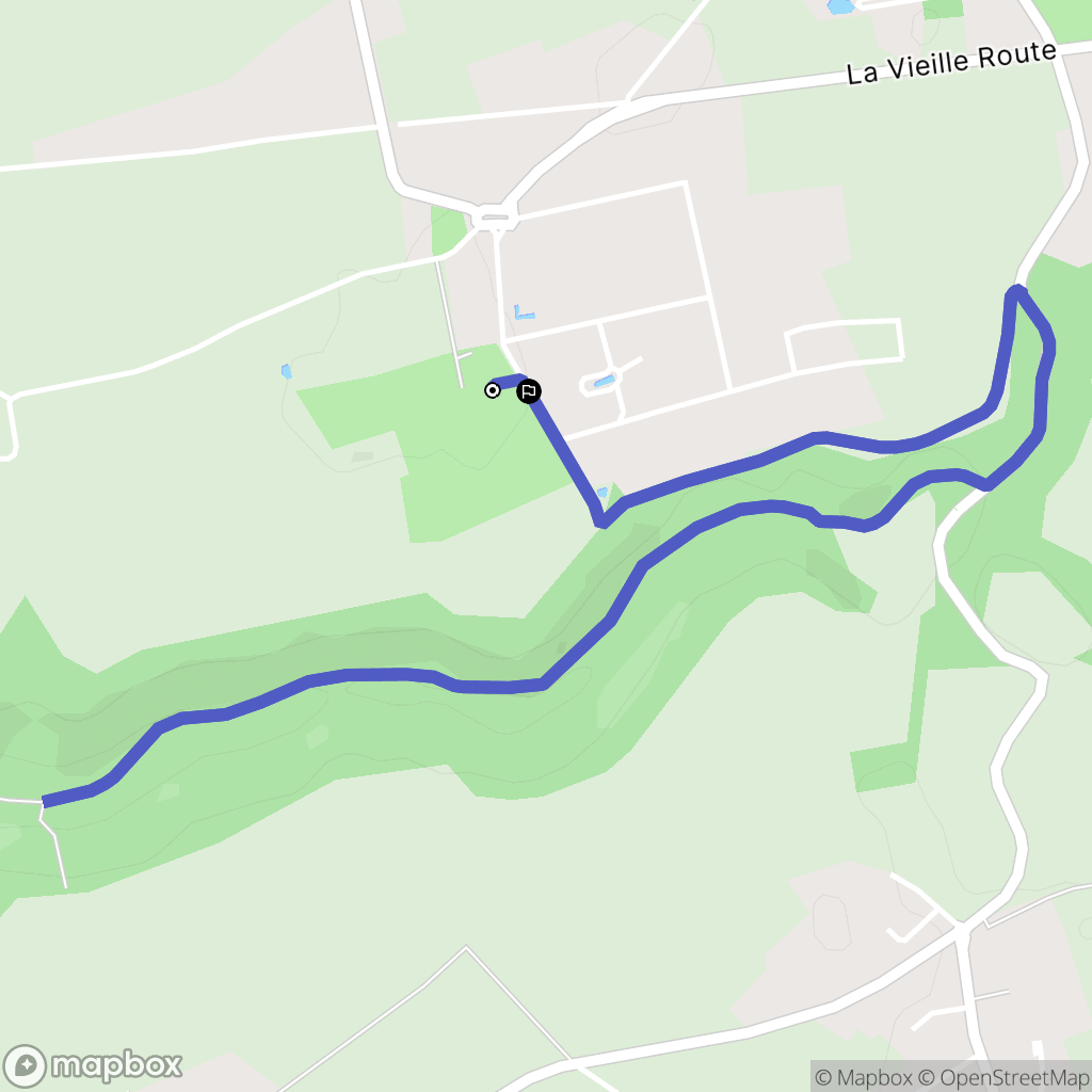Saint-Romain-de-Colbosc : carte du parcours de randonnée - France