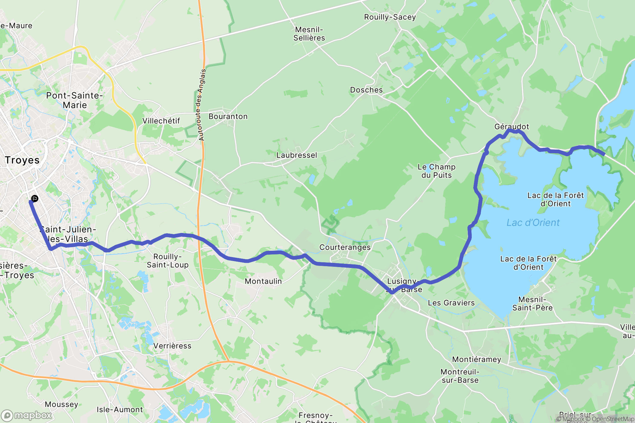 Saint-Julien-les-Villas: routekaart voor buitenactiviteiten - France