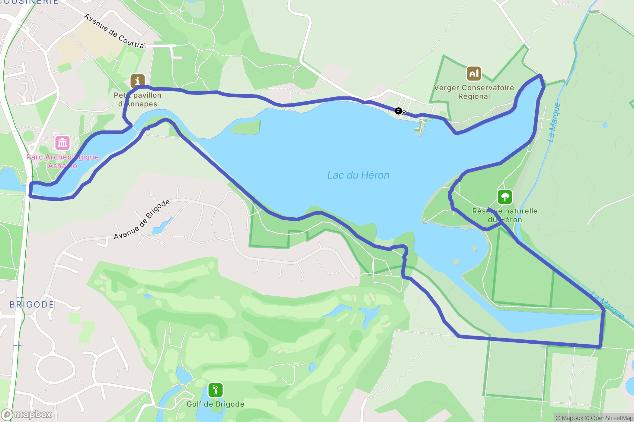 Villeneuve-d'Ascq: routekaart voor buitenactiviteiten - France