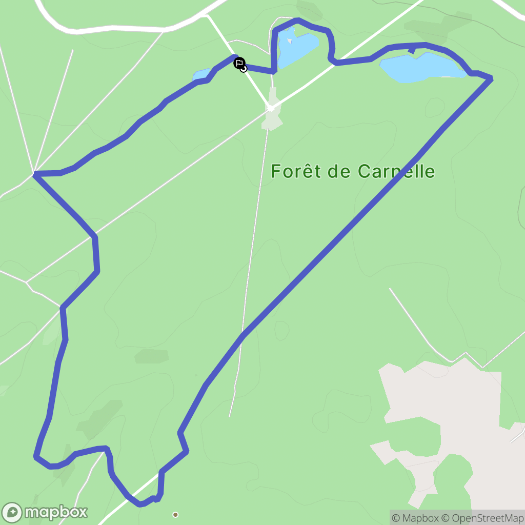 Presles : carte du parcours de randonnée - France