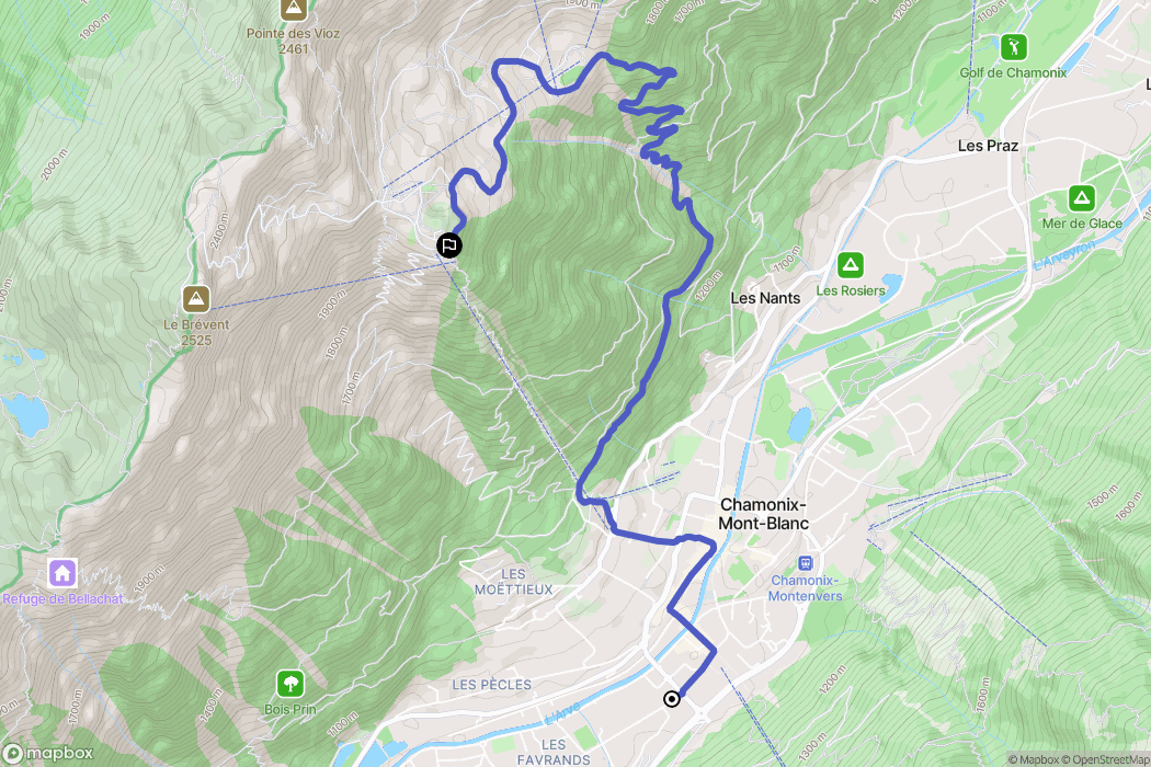 Chamonix-Mont-Blanc: routekaart voor buitenactiviteiten - France