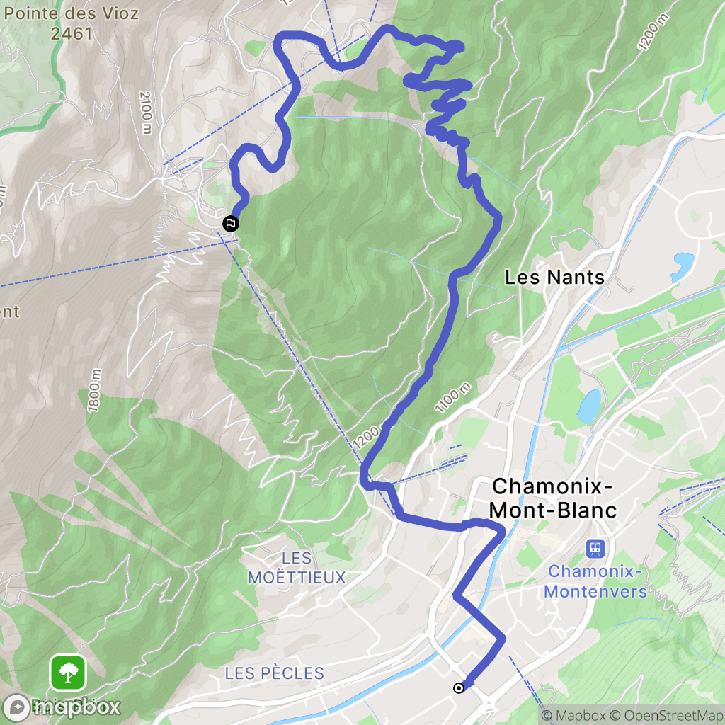 Chamonix-Mont-Blanc: routekaart voor buitenactiviteiten - France
