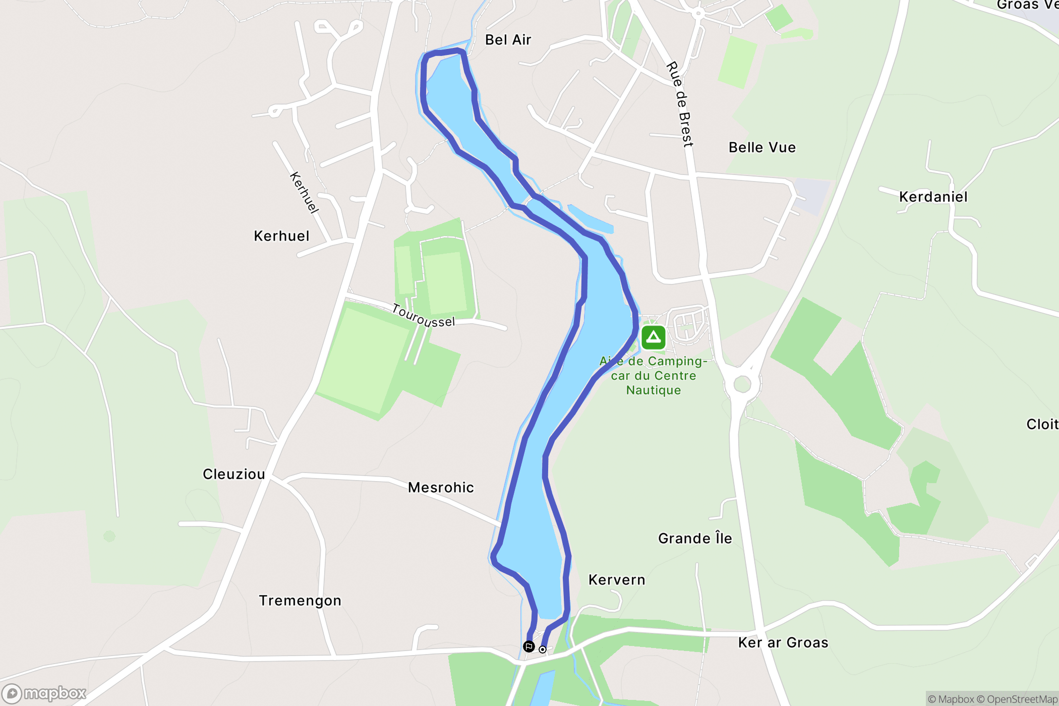 Bourg-Blanc: routekaart voor buitenactiviteiten - France