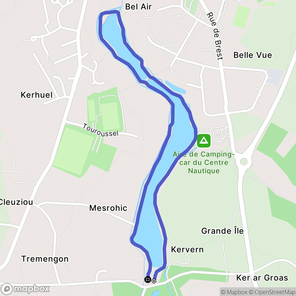 Bourg-Blanc: routekaart voor buitenactiviteiten - France