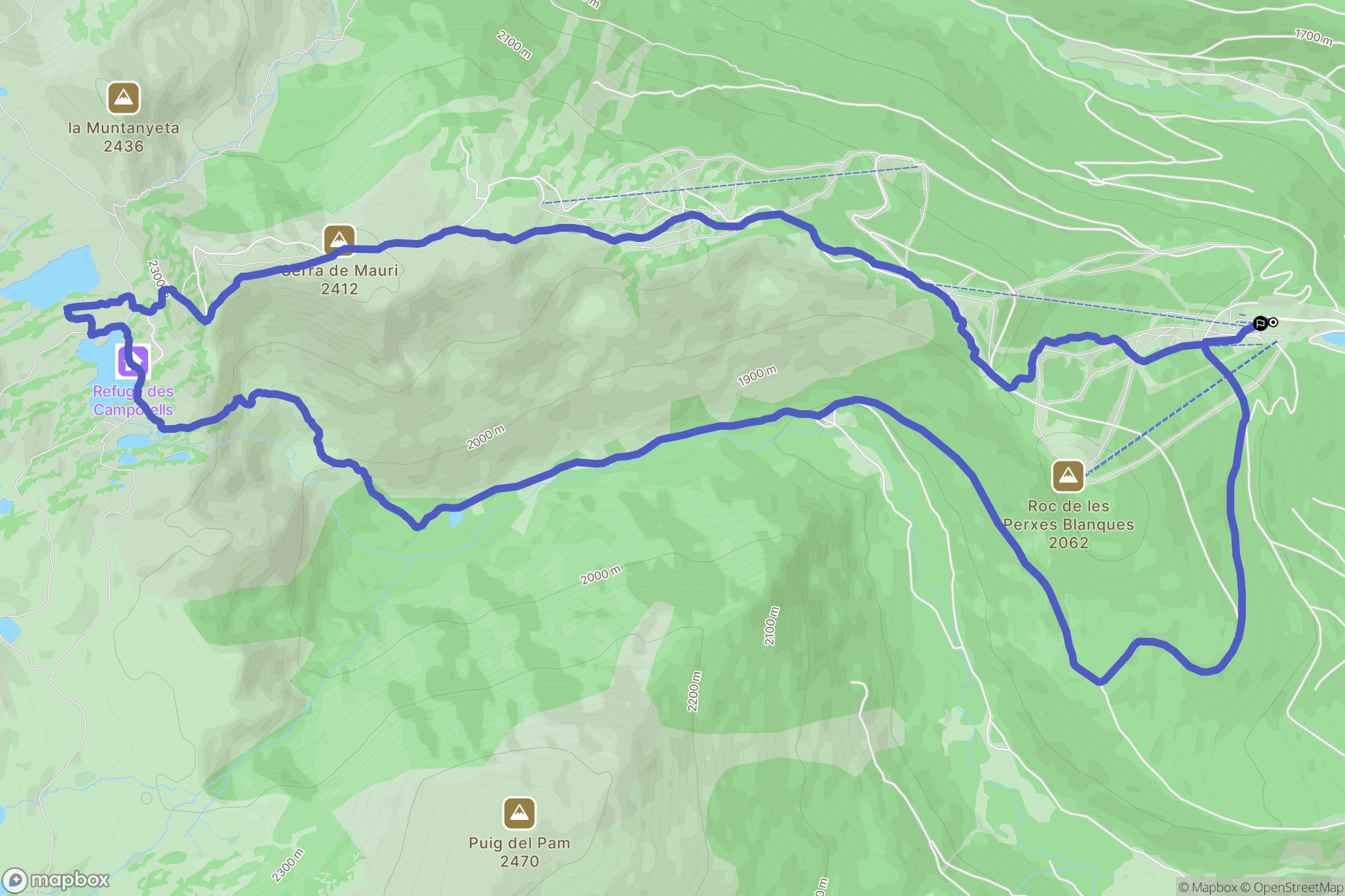 Formiguères: routekaart voor buitenactiviteiten - France