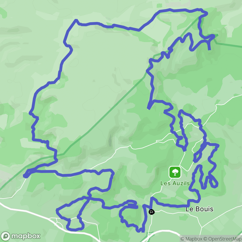 Gruissan : carte du parcours de randonnée - France