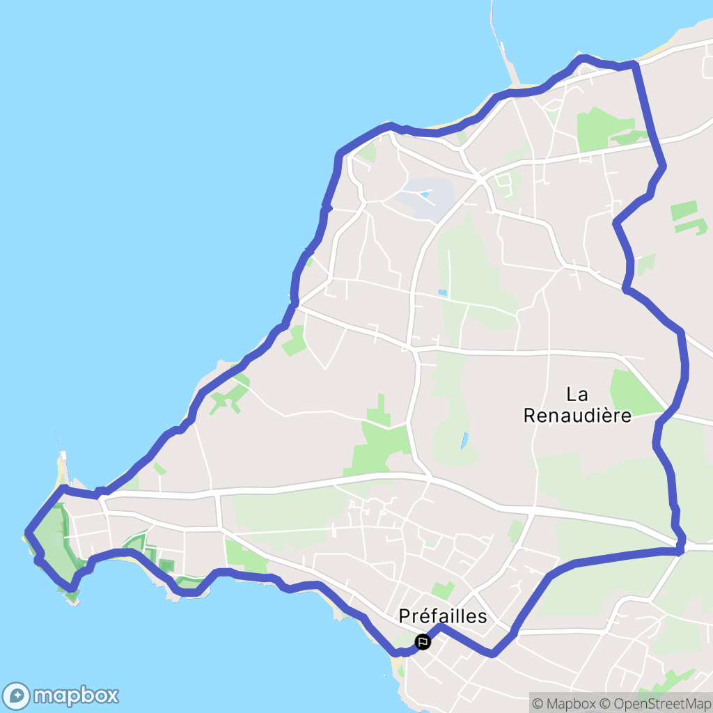 Préfailles: routekaart voor buitenactiviteiten - France