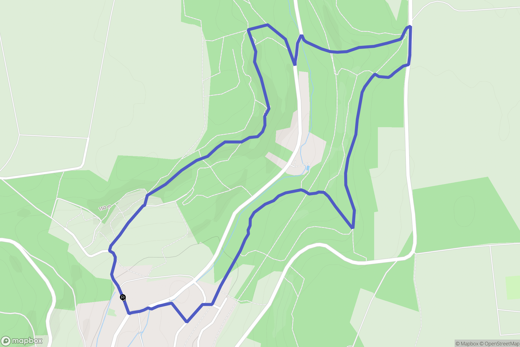 La Porte Saint-Jacques, Villenauxe-la-Grande : carte du parcours de randonnée - France
