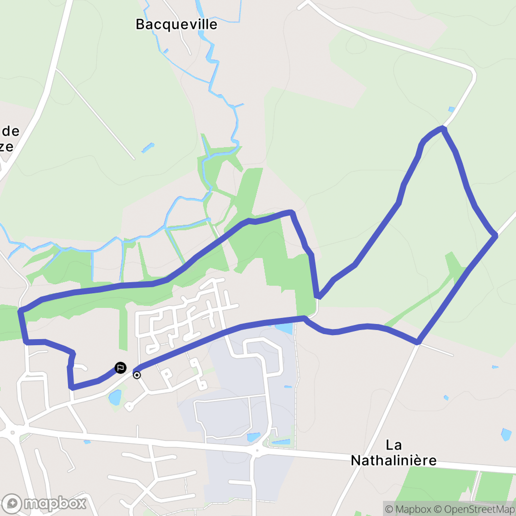 La Chaize-Giraud : carte du parcours de randonnée - France