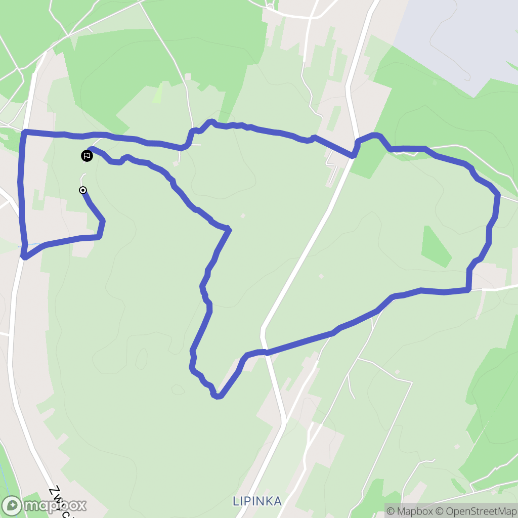 Jaworzno: mapa trasy - Poland