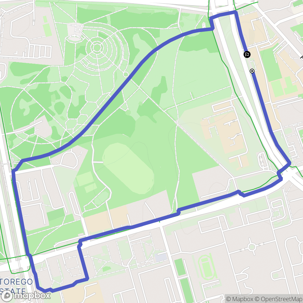 Warszawa: mapa trasy - Poland