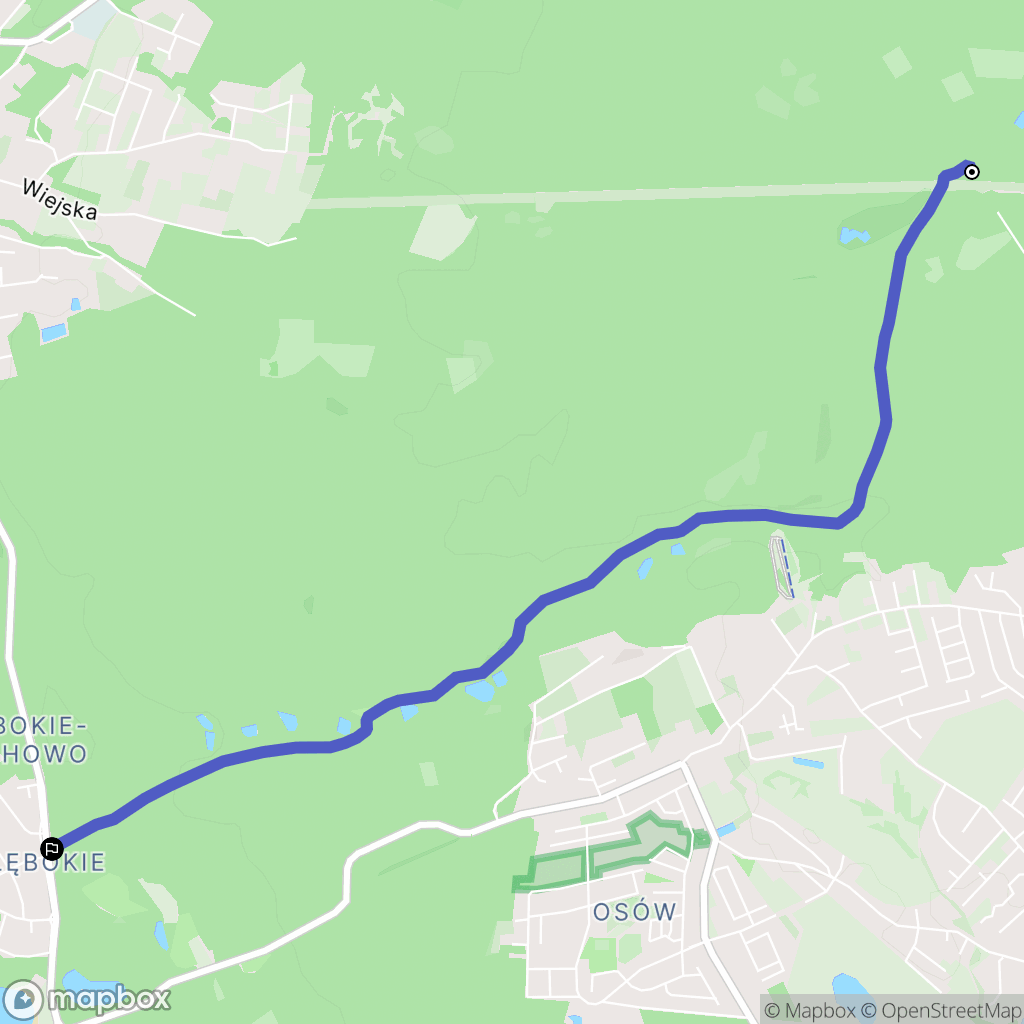 Szczecin: mapa trasy - Poland