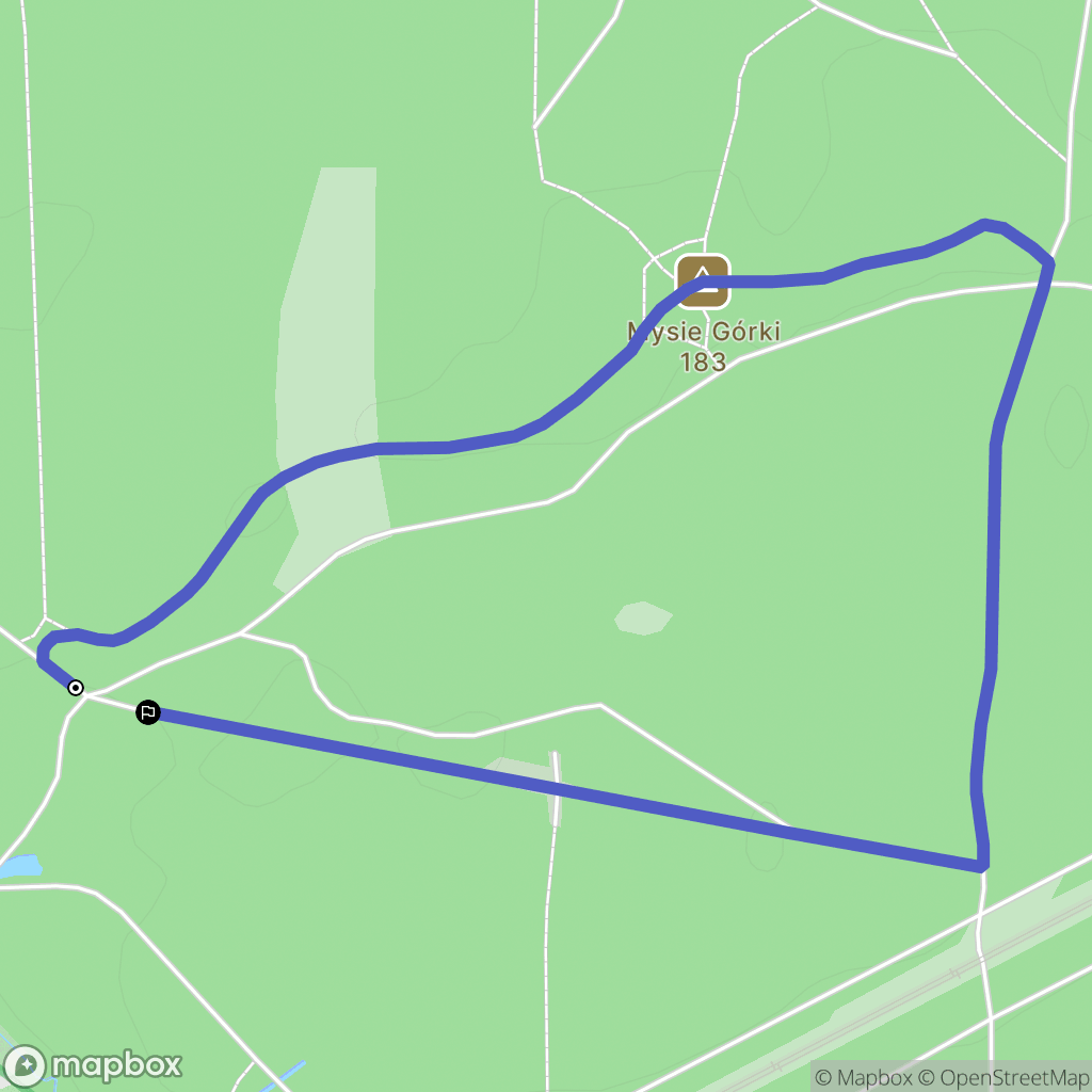 Jedlnia-Letnisko: mapa trasy - Poland