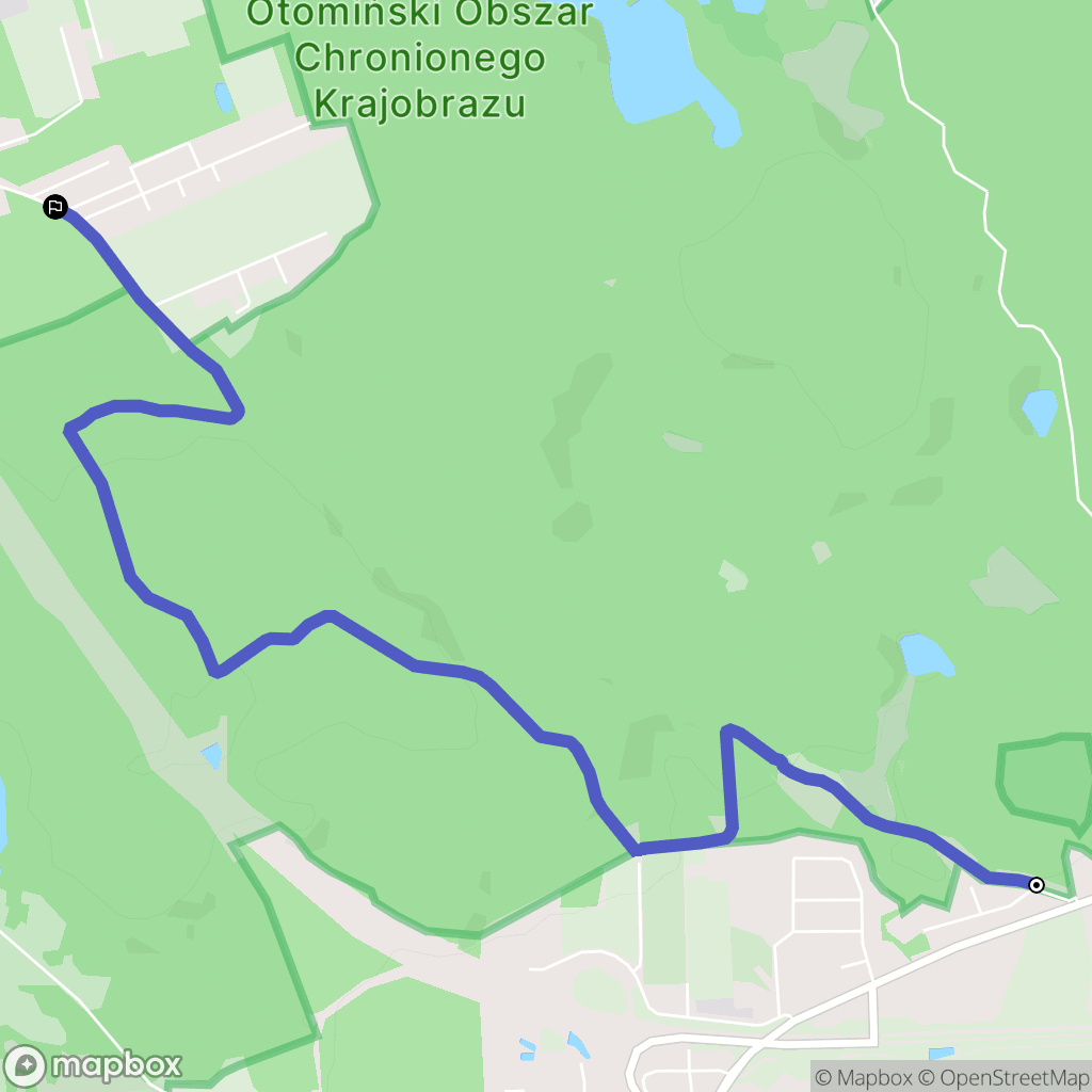 Lublewo Gdańskie: mapa trasy - Poland