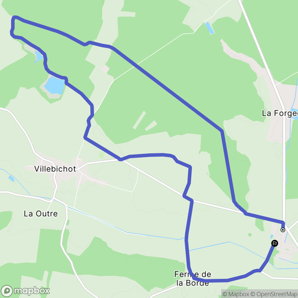 Saint-Nicolas-lès-Cîteaux : carte du parcours de randonnée - France