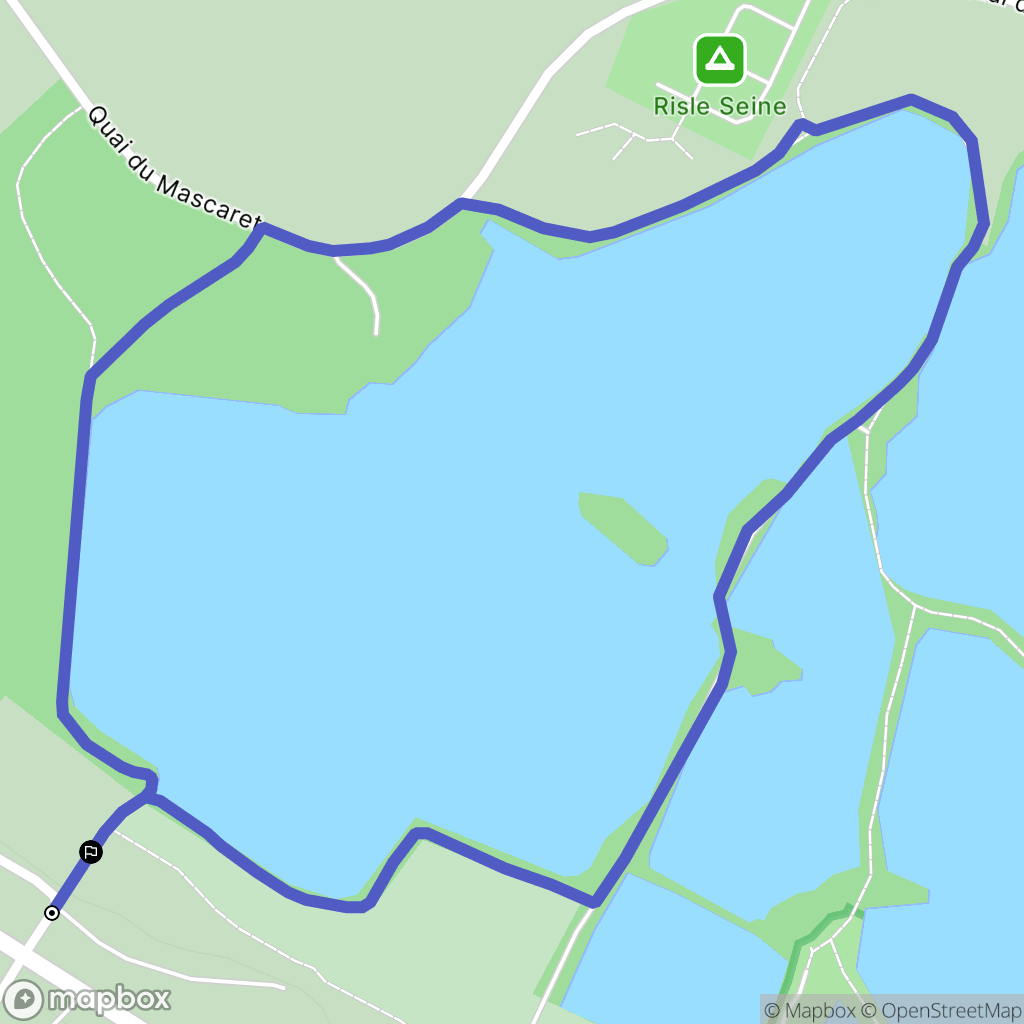 Toutainville : carte du parcours de randonnée - France