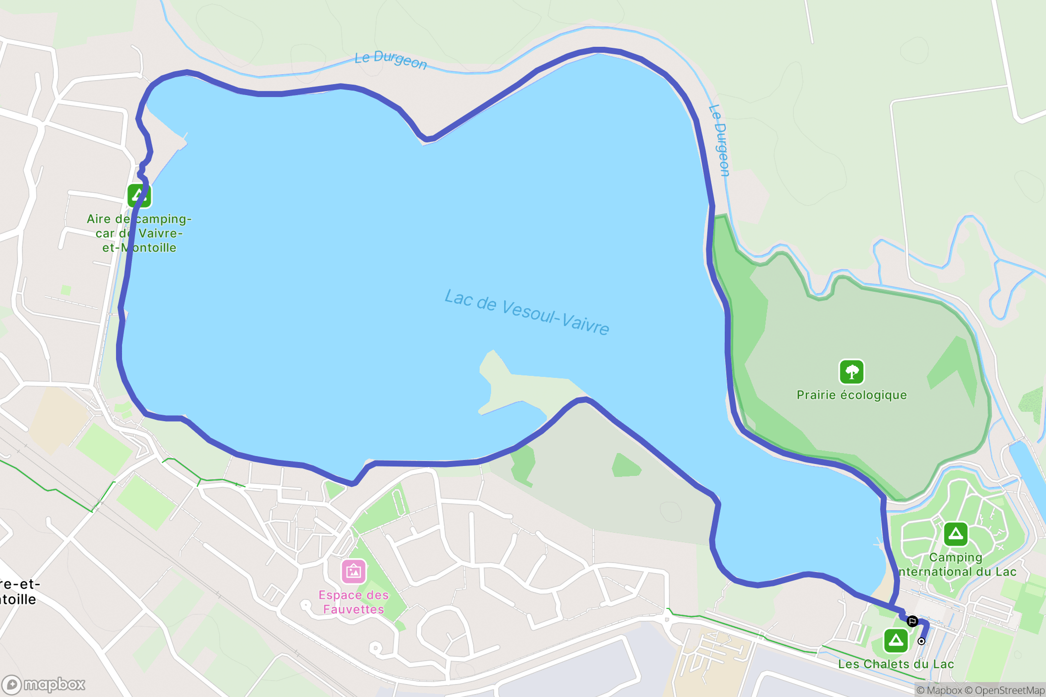 Vaivre-et-Montoille: routekaart voor buitenactiviteiten - France