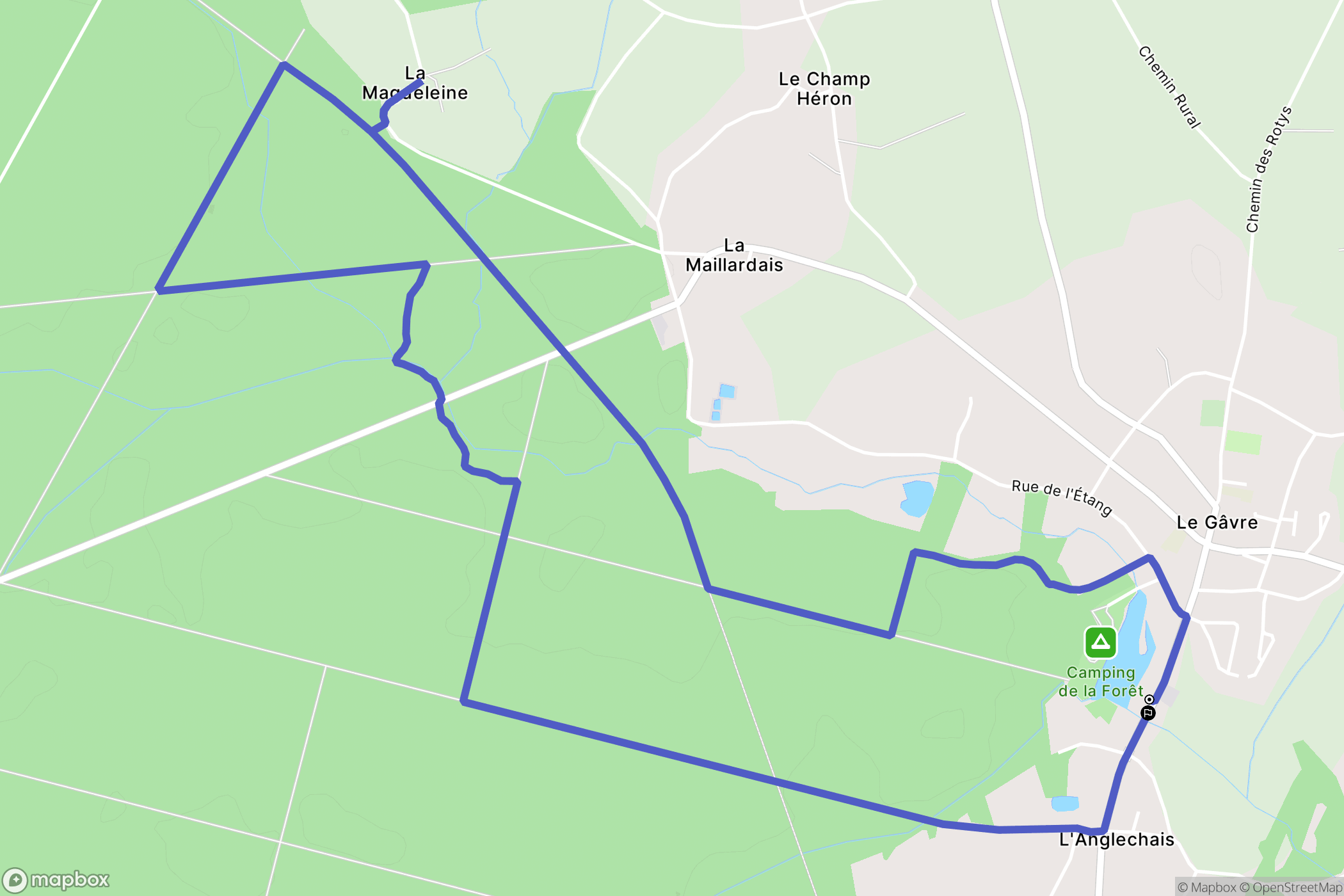 Le Gâvre: routekaart voor buitenactiviteiten - France