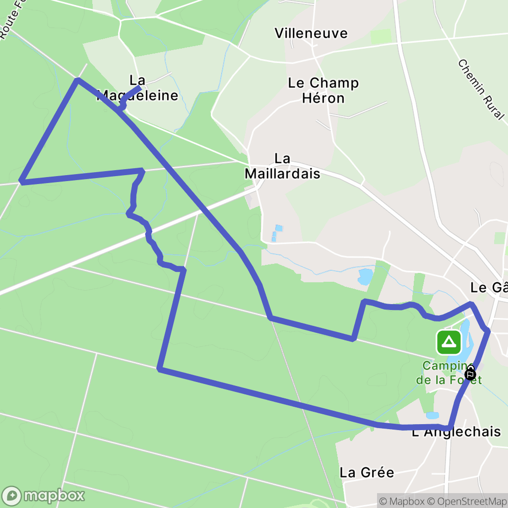 Le Gâvre: routekaart voor buitenactiviteiten - France
