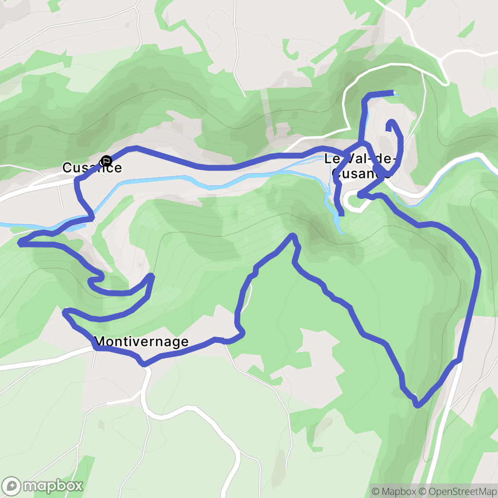 Cusance: routekaart voor buitenactiviteiten - France