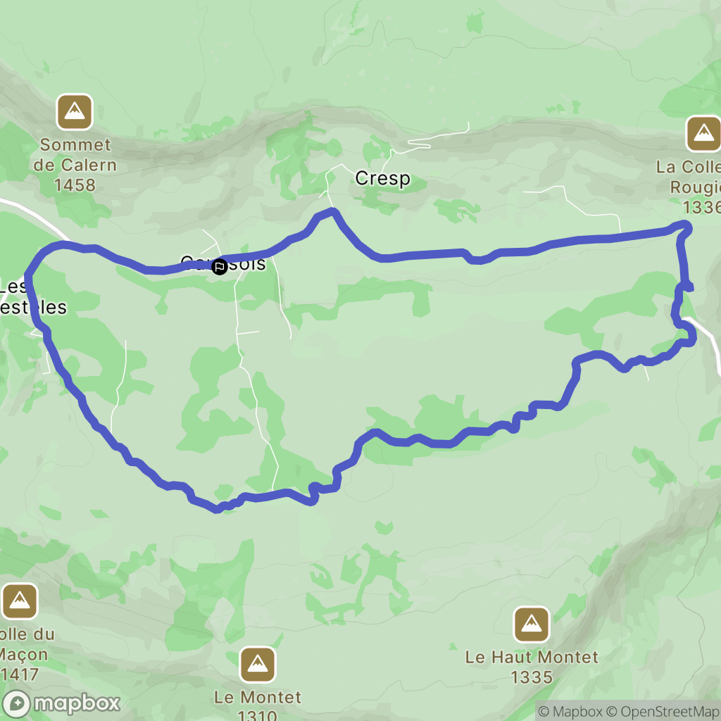 Caussols: routekaart voor buitenactiviteiten - France