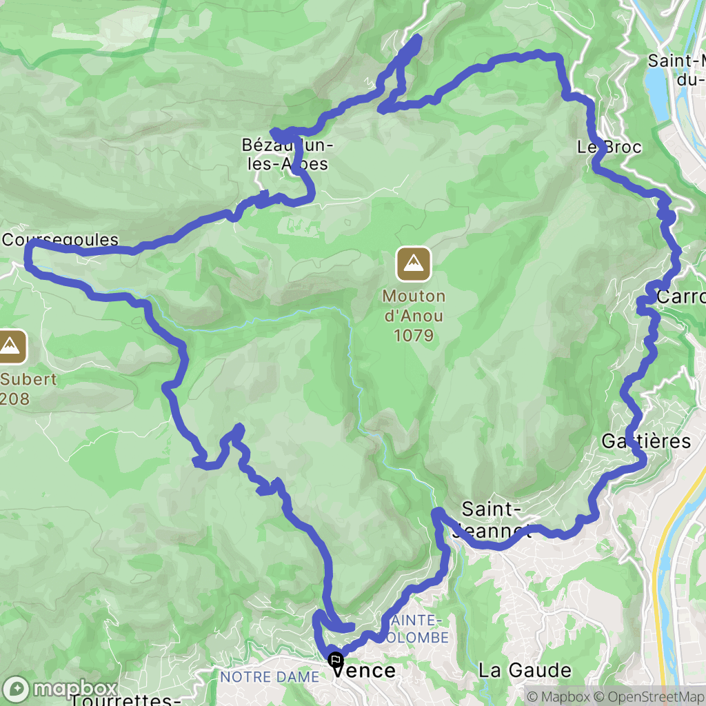 Vence: routekaart voor buitenactiviteiten - France