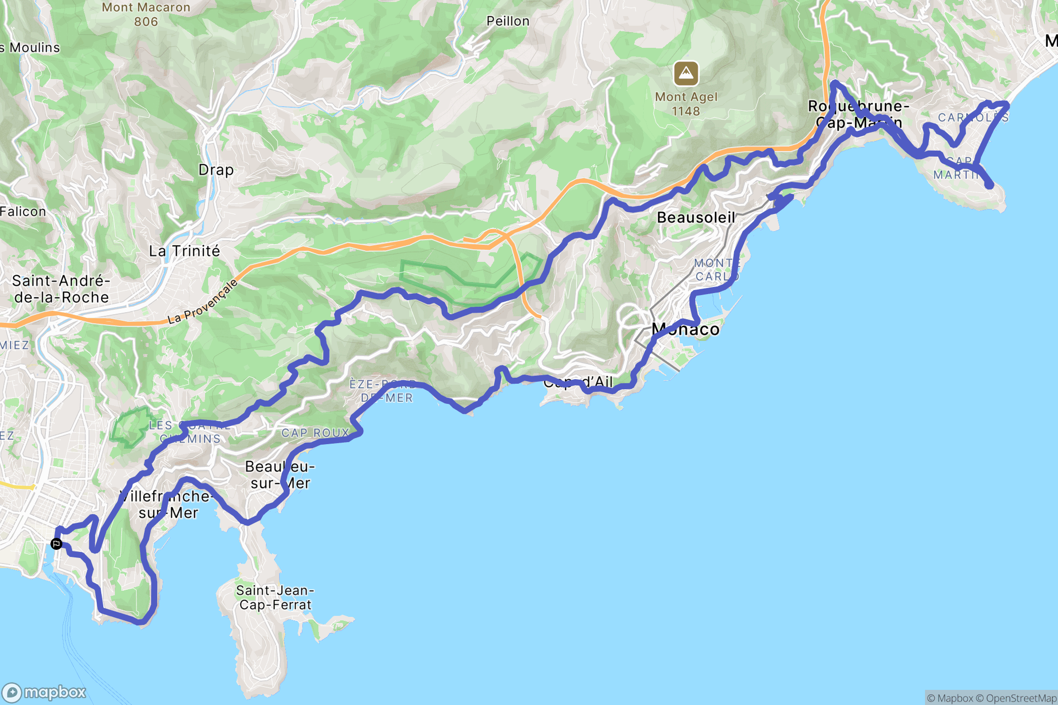 Nice: routekaart voor buitenactiviteiten - France