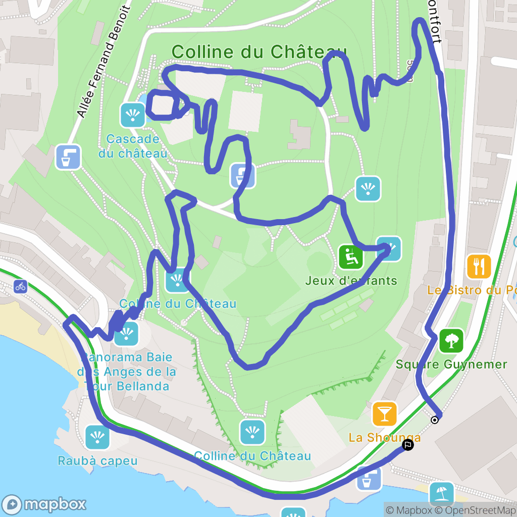 Nice: routekaart voor buitenactiviteiten - France
