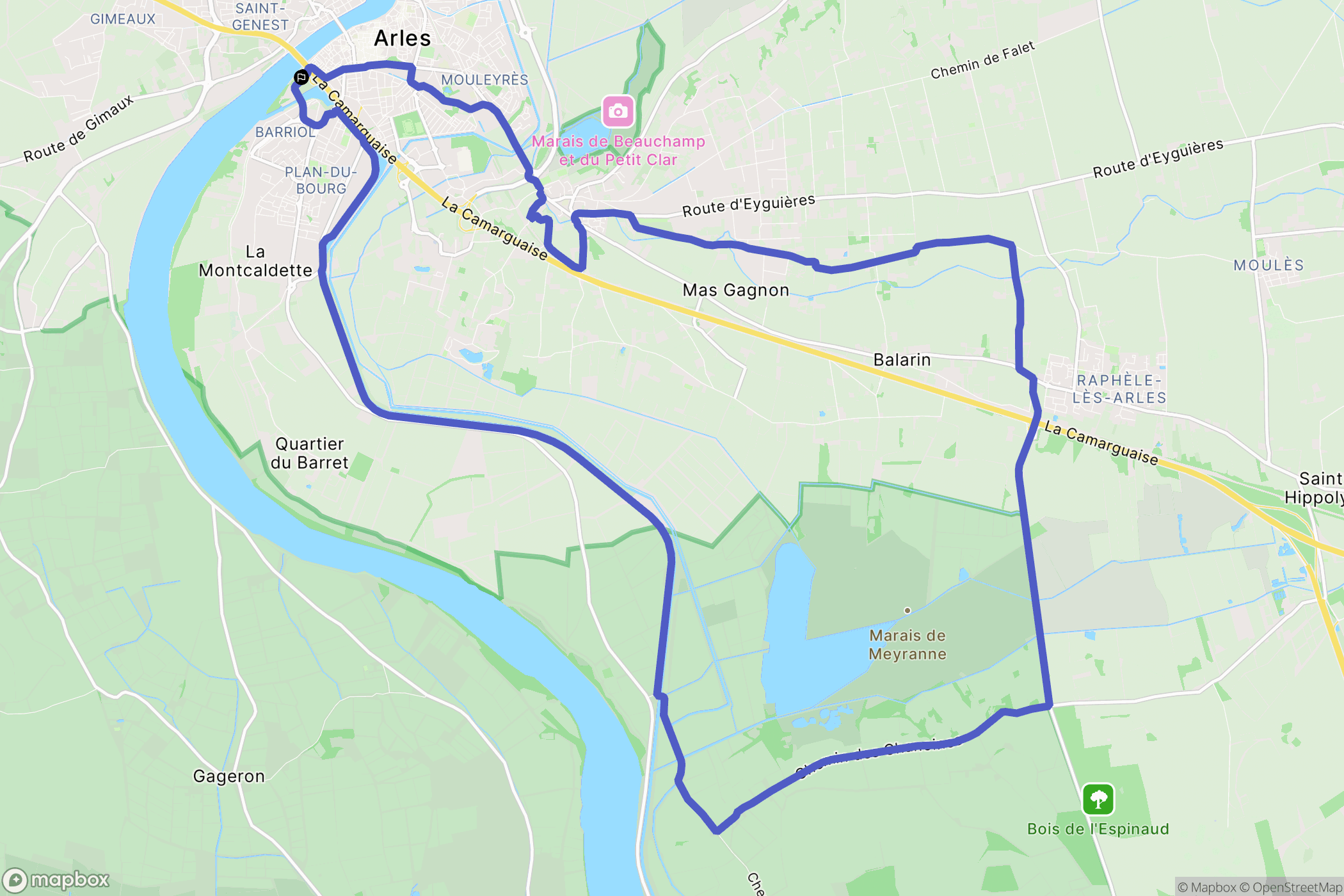 Arles: routekaart voor buitenactiviteiten - France