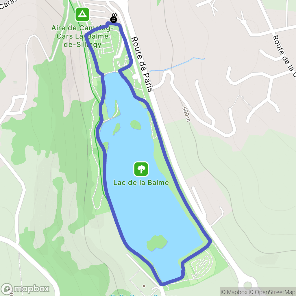 La Balme-de-Sillingy : carte du parcours de randonnée - France