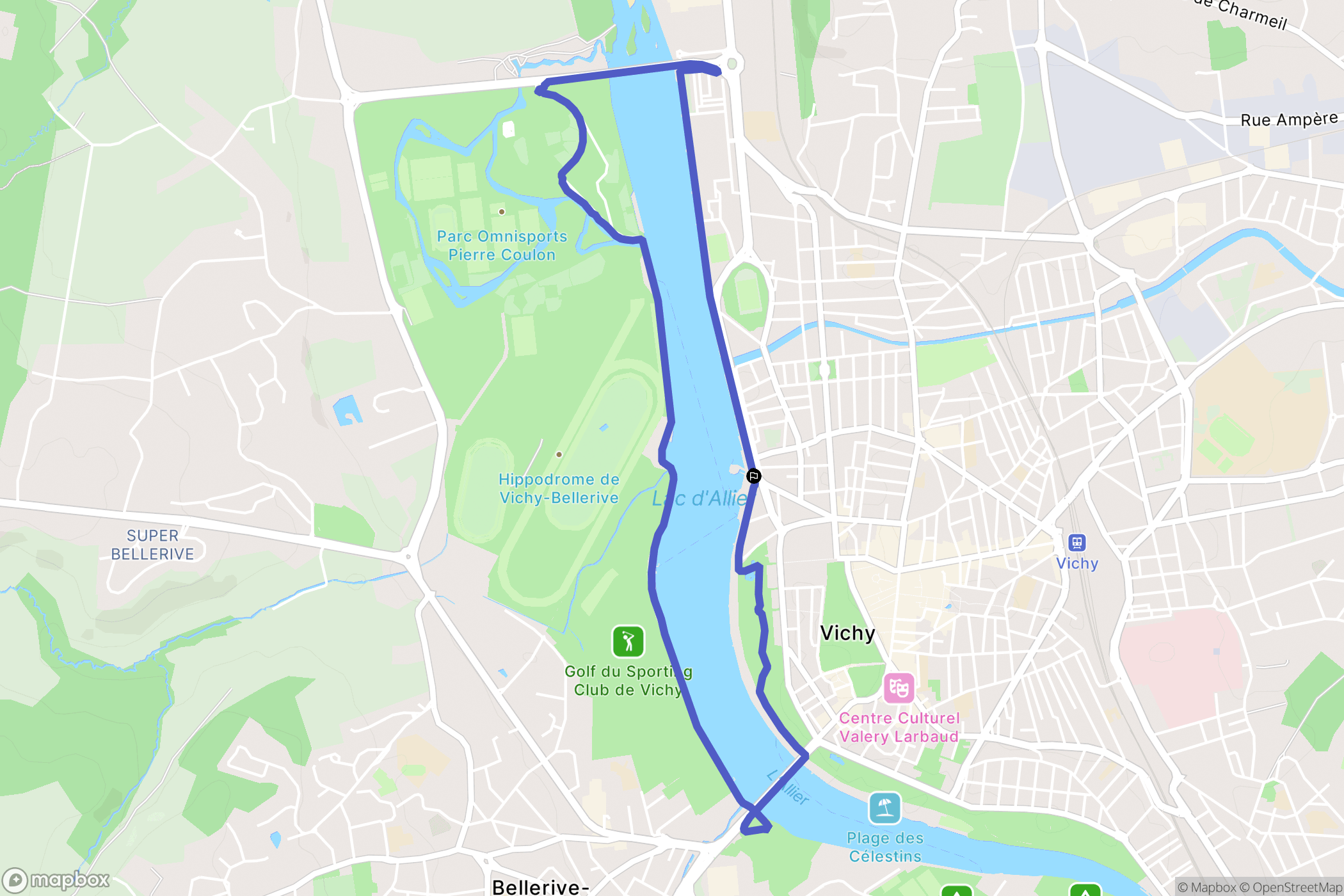 Vichy: routekaart voor buitenactiviteiten - France