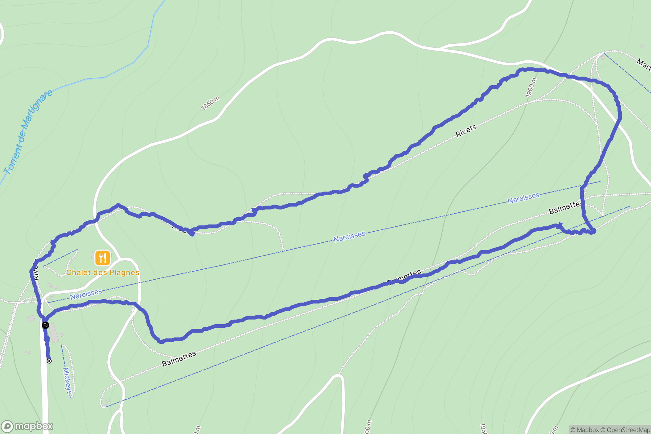La Grave: routekaart voor buitenactiviteiten - France