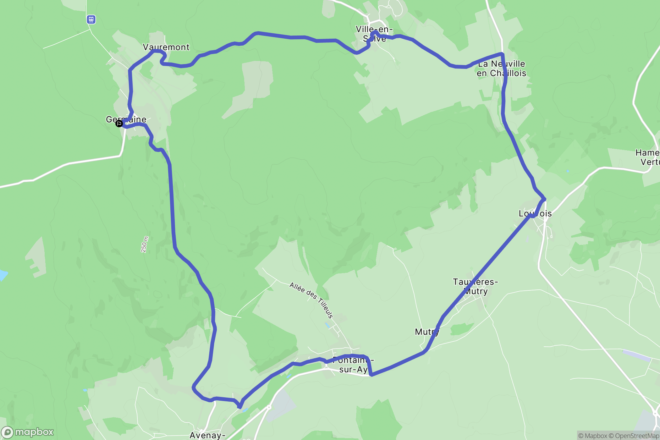 Germaine: routekaart voor buitenactiviteiten - France