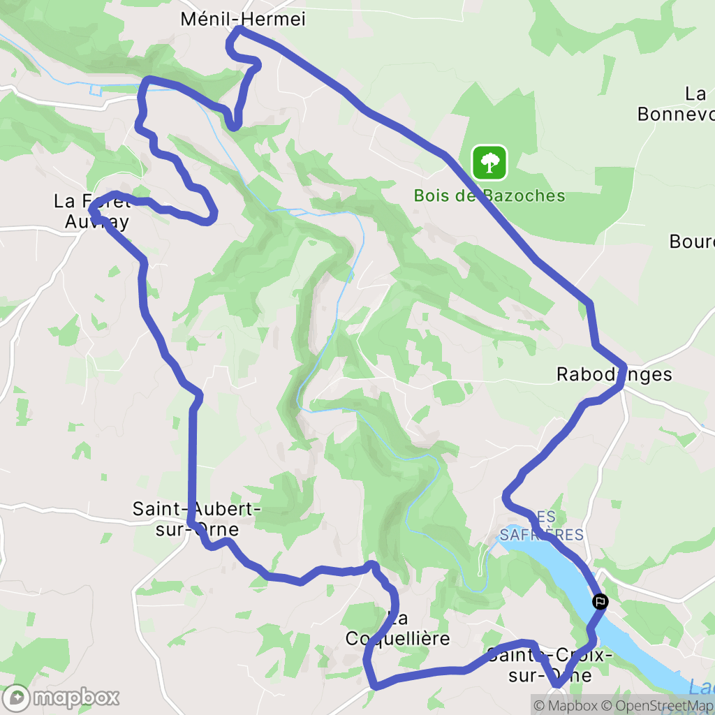 Putanges-le-Lac: routekaart voor buitenactiviteiten - France