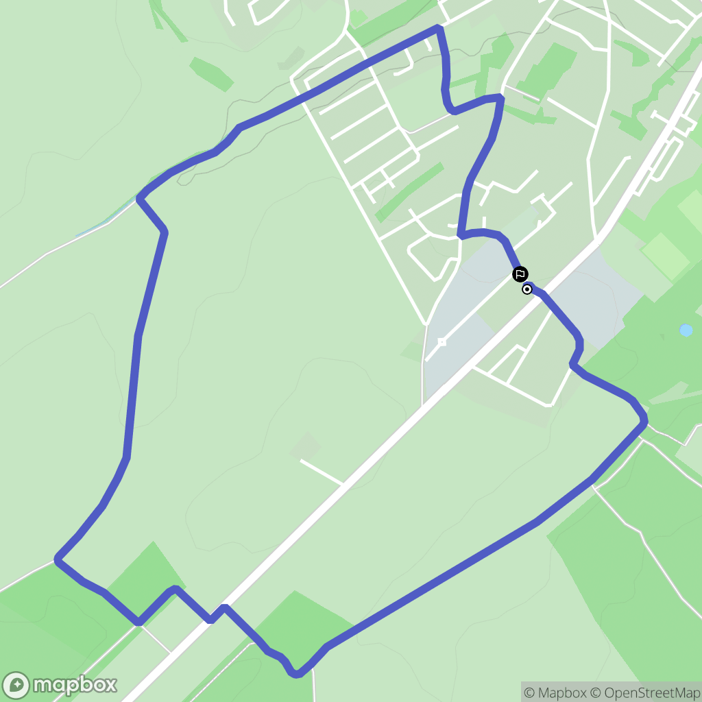 Dieulouard : carte du parcours de randonnée - France