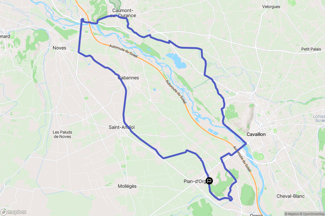 Plan-d'Orgon: routekaart voor buitenactiviteiten - France
