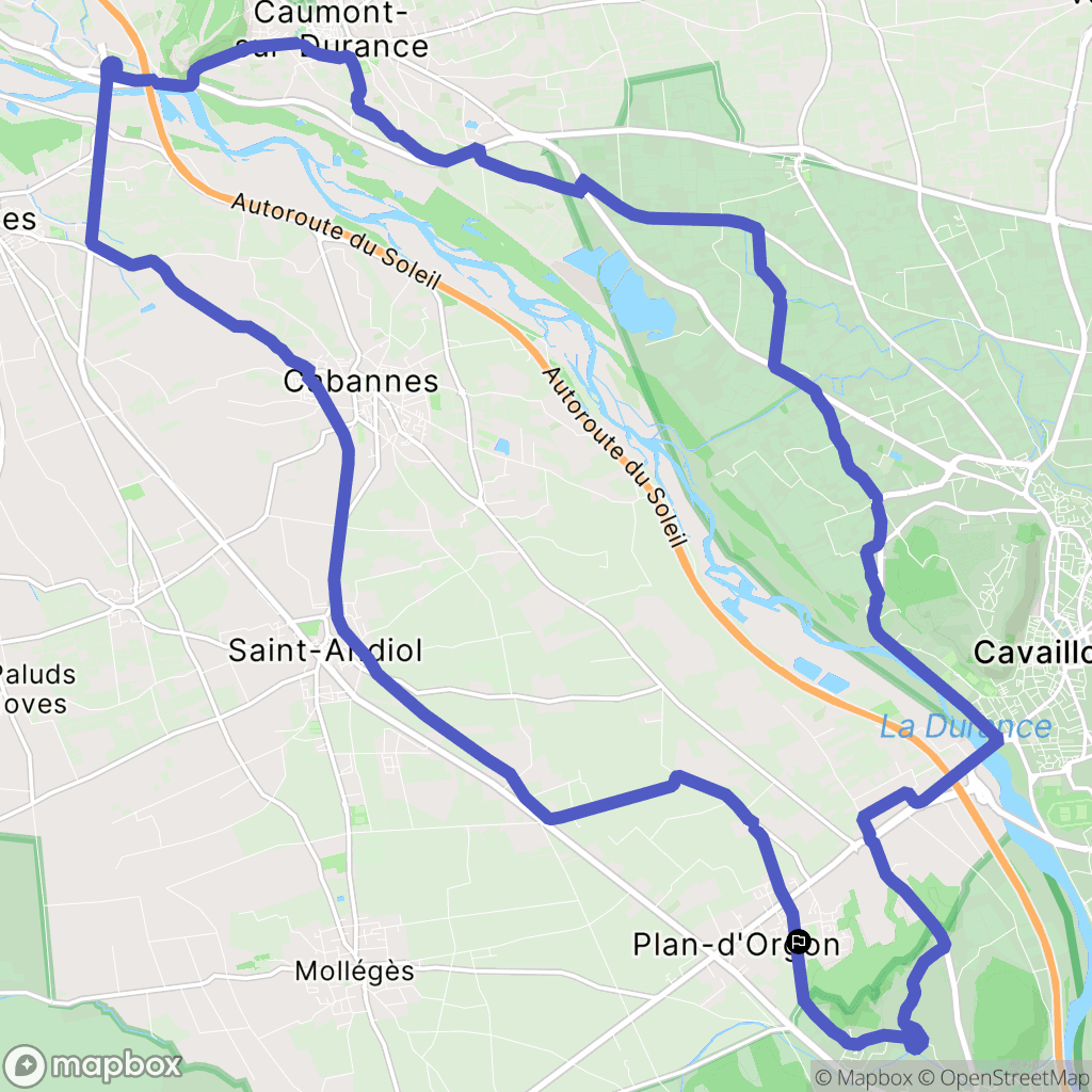 Plan-d'Orgon: routekaart voor buitenactiviteiten - France