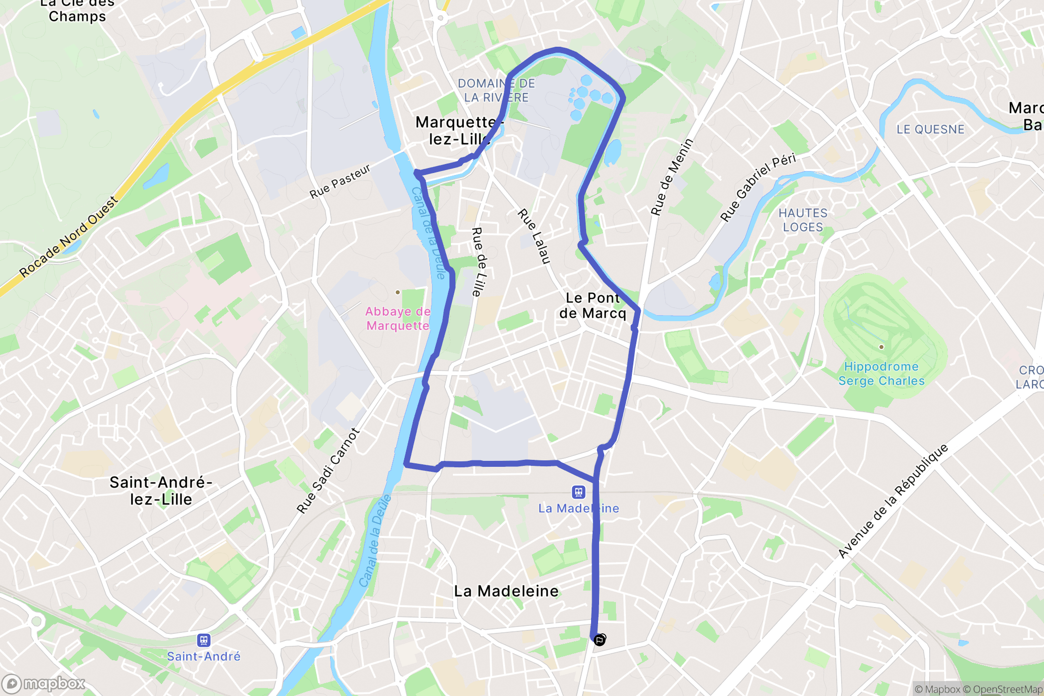 La Madeleine: routekaart voor buitenactiviteiten - France