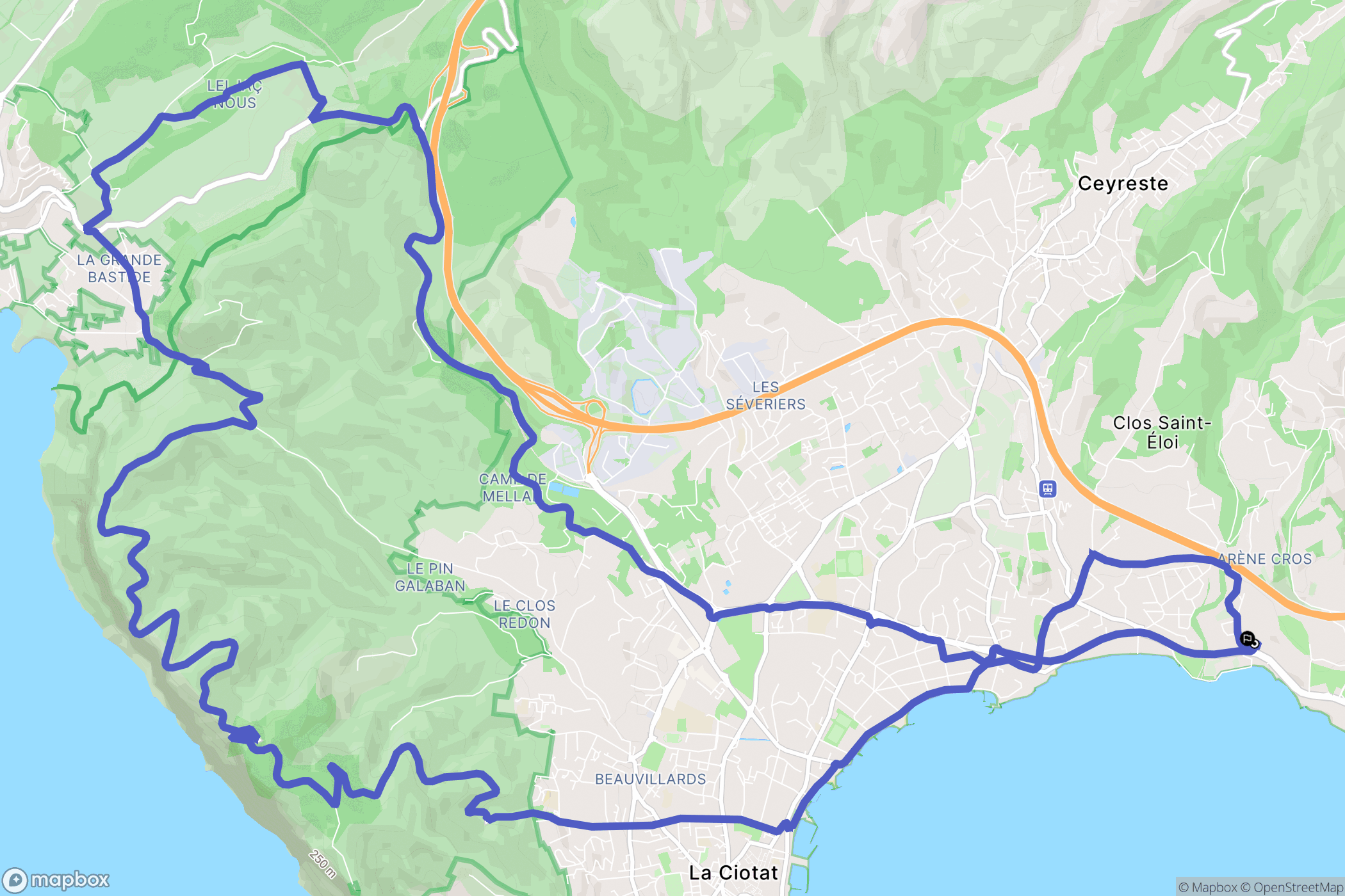 La Ciotat: routekaart voor buitenactiviteiten - France