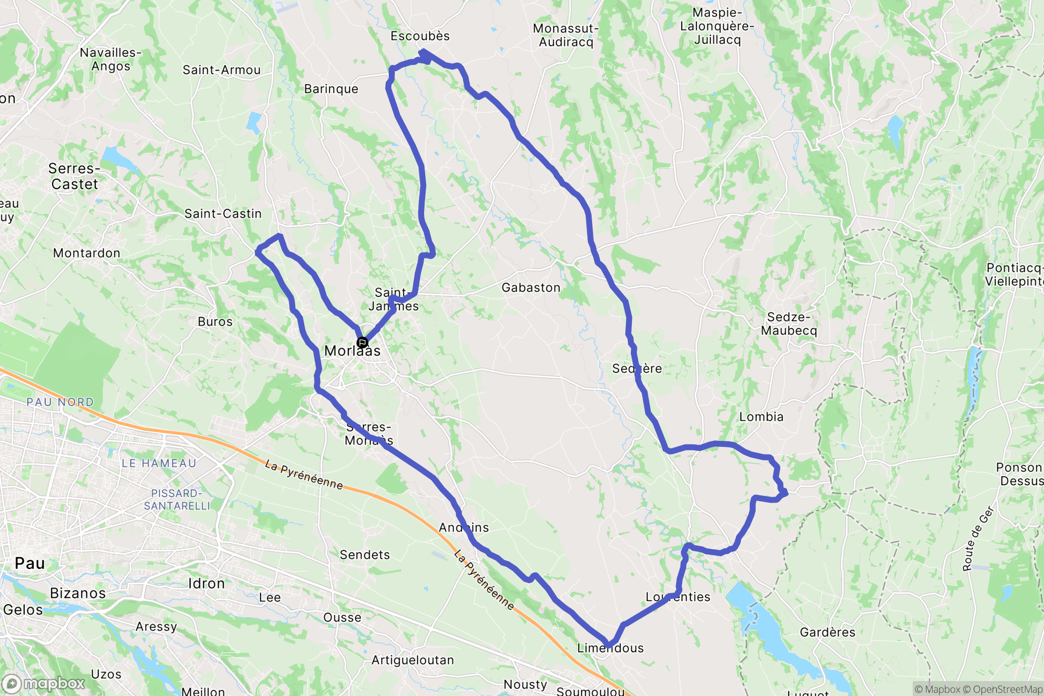 Morlaàs: routekaart voor buitenactiviteiten - France