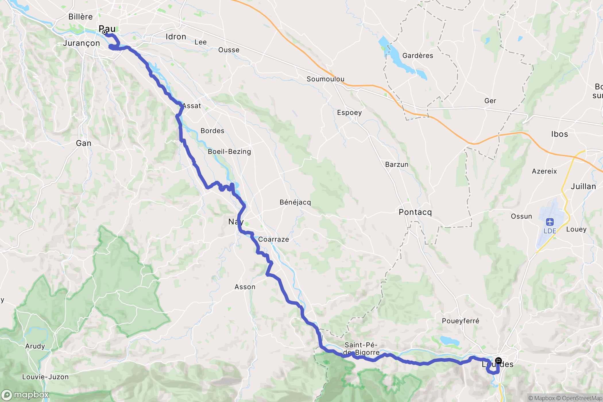 Pau: routekaart voor buitenactiviteiten - France