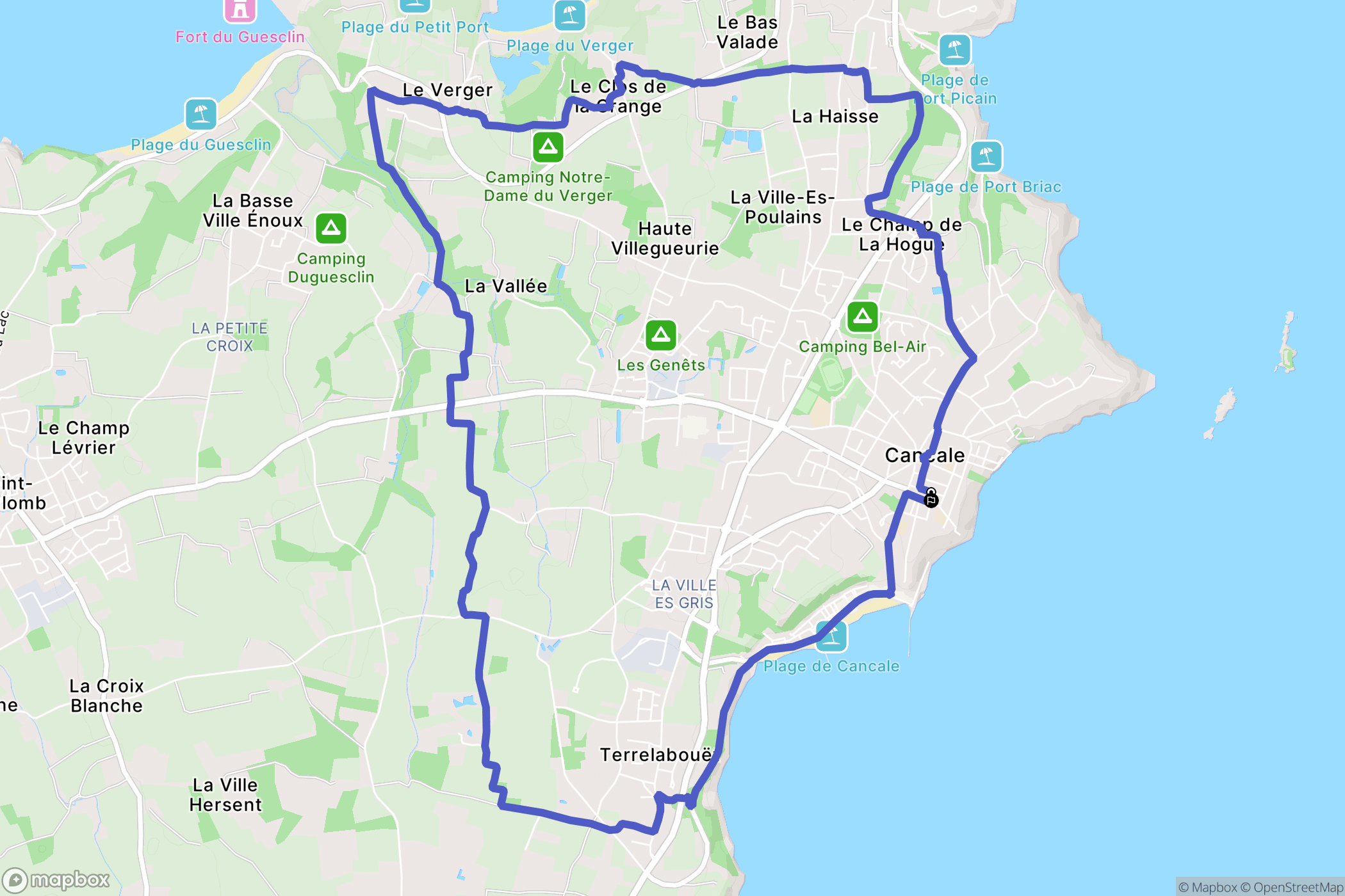 Cancale: routekaart voor buitenactiviteiten - France