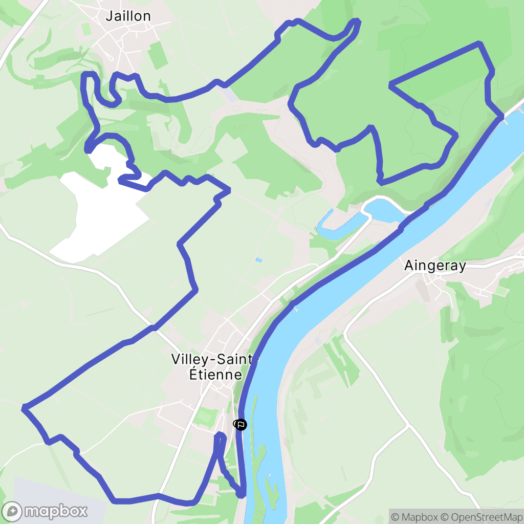 Villey-Saint-Etienne : carte du parcours de randonnée - France