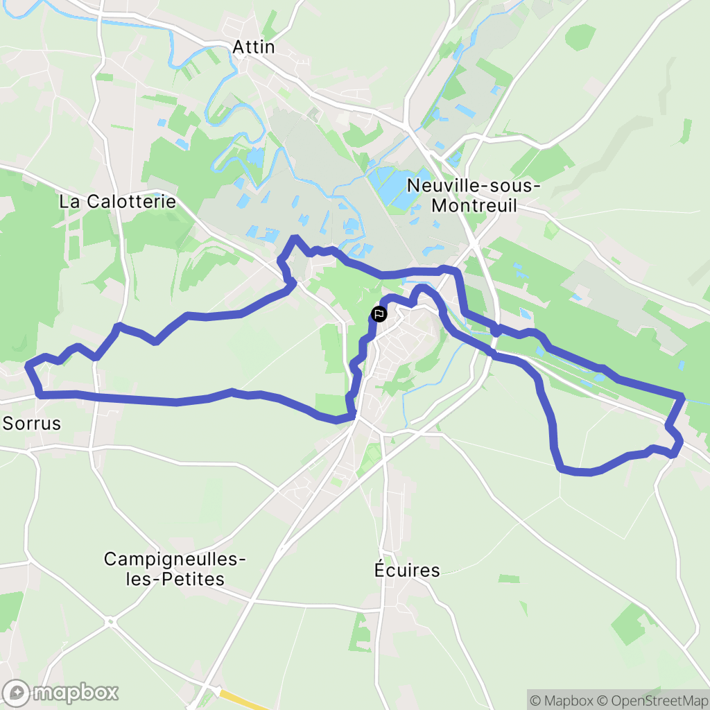 Montreuil-sur-Mer: routekaart voor buitenactiviteiten - France