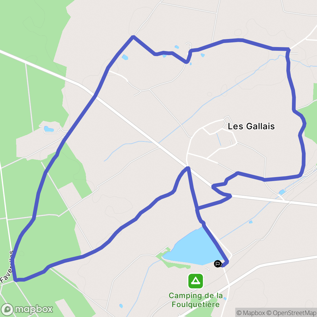 Luçay-le-Mâle : carte du parcours de randonnée - France