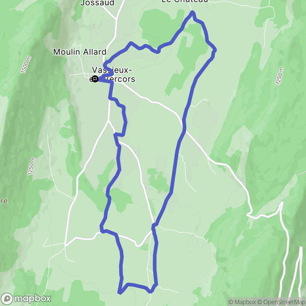 Vassieux-en-Vercors: routekaart voor buitenactiviteiten - France
