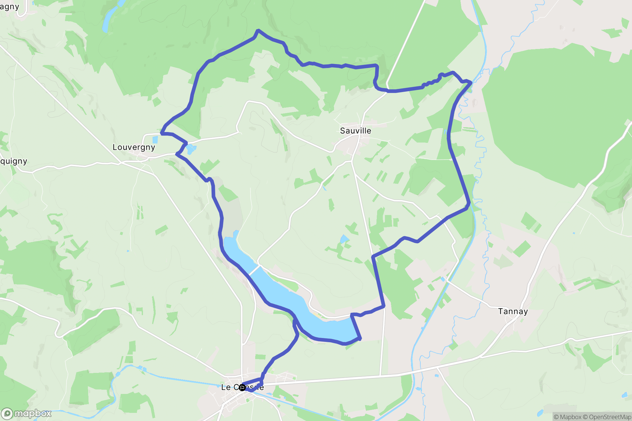 Bairon et ses environs: routekaart voor buitenactiviteiten - France